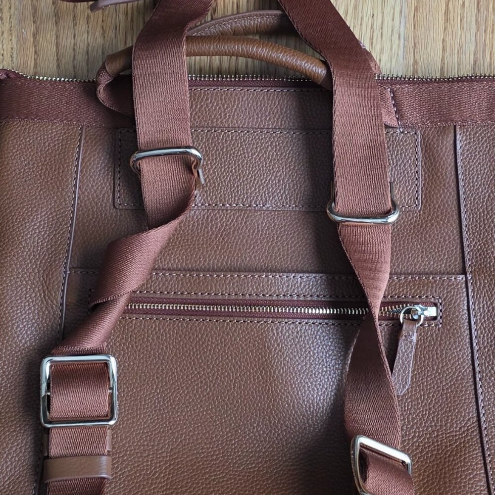 COLE HAAN Medium Grand Ambition Backpack British Tan Style #: U04394 msrp $330 - Picture 7 of 12